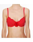 Haut de maillot de bain souple La Beach Glam rouge