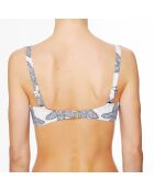 Haut de maillot de bain à coque La Caraïbes Girl blanc