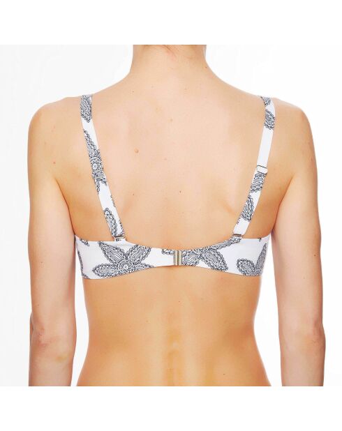 Haut de maillot de bain souple La Caraïbes Girl blanc