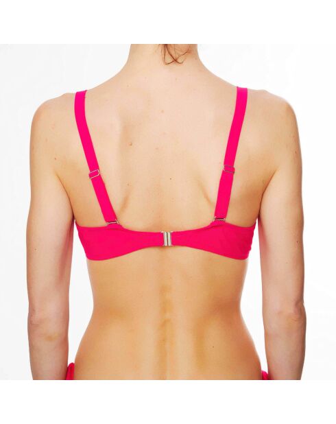 Haut de maillot de bain souple La Jolie Baigneuse rose