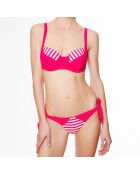 Haut de maillot de bain souple La Jolie Baigneuse rose