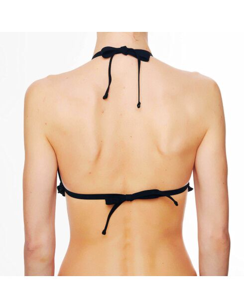 Haut de maillot de bain foulard à coque La Beach Glam noir