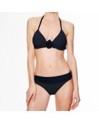 Haut de maillot de bain foulard à coque La Beach Glam noir