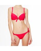 Haut de maillot de bain à coque La Strass Mania magenta