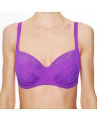 Haut de maillot de bain souple La Rocking Beauty violet