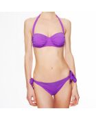 Haut de maillot de bain souple bandeau La Rocking Beauty violet