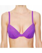 Haut de maillot de bain à coque La Rocking Beauty violet