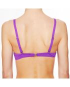 Haut de maillot de bain à coque La Rocking Beauty violet