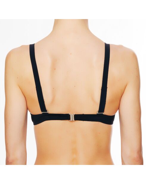 La Rocking Beauty zwarte zachte triangelbikinitop