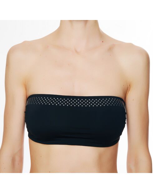 Haut de maillot de bain bandeau La Rocking Beauty noir