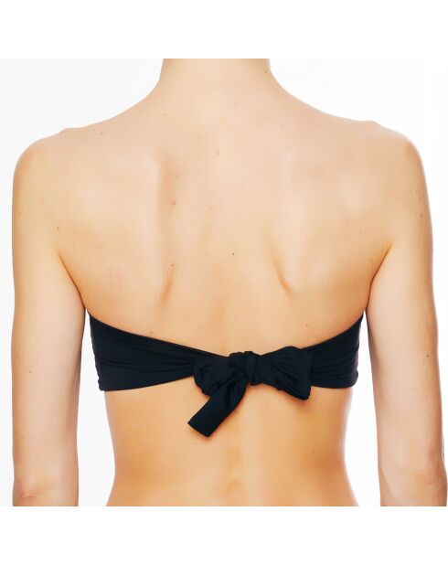 La Rocking Beauty zwarte badpaktop met hoofdband