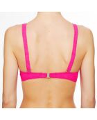 Haut de maillot de bain triangle souple  La Jean's Beauty fushia