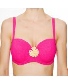 Haut de maillot de bain à coque La Jean's Beauty fushia