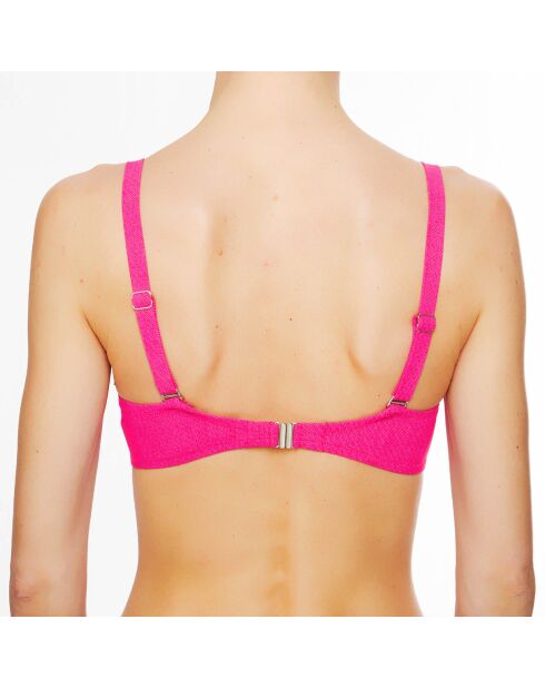 Haut de maillot de bain à coque La Jean's Beauty fushia