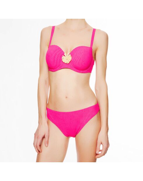 Haut de maillot de bain à coque La Jean's Beauty fushia