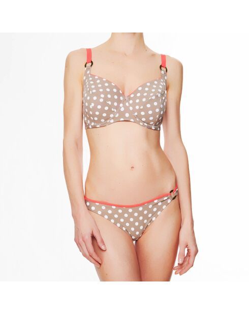 Slip da bagno beige La Sporty Fashion