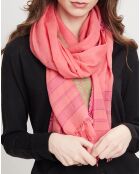 Foulard Solila en Coton & Viscose Solila rose - 120x180 cm