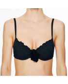 Haut de maillot de bain souple La Beach Glam noir