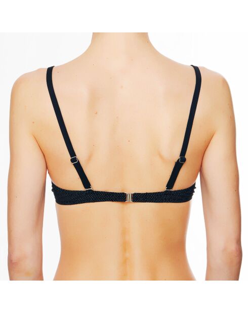 Top de baño suave negro La Beach Glam