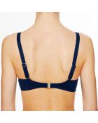 Haut de maillot de bain à coque La Master Class écru/marine