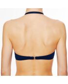 Haut de maillot de bain à coque La Master Class écru/marine