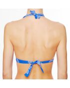 Haut de maillot de bain foulard à coque La Caraïbes Girl bleu