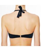 Haut de maillot de bain souple bandeau La Strass Mania noir
