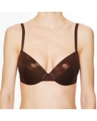 Haut de maillot de bain à coque La Flash Girl marron