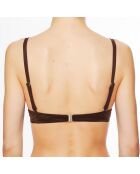 Haut de maillot de bain à coque La Flash Girl marron