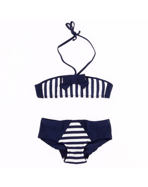 Maillot de bain 2 pièces La Jolie Baigneuse marine