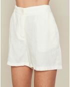 Short 100% Lin Sunset jaune très clair