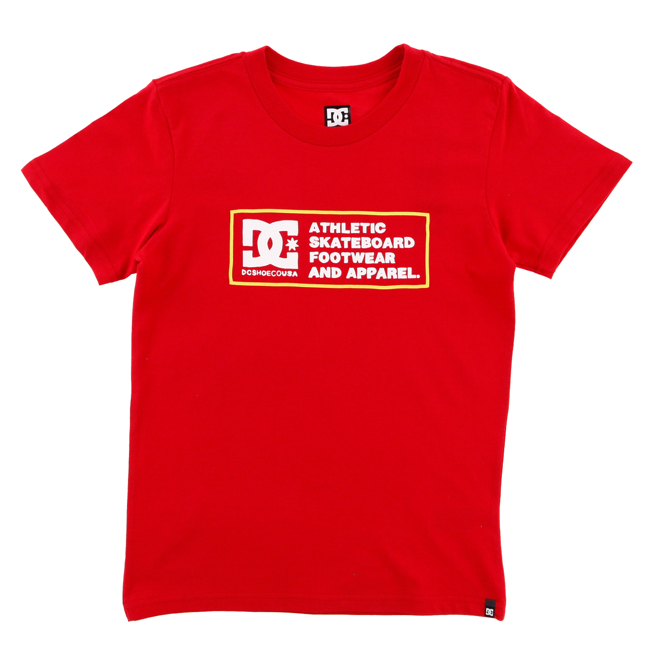 T-Shirt en Coton Logo Message rouge