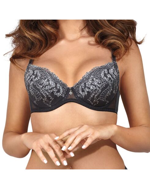 Soutien-Gorge push-up Naria graphite