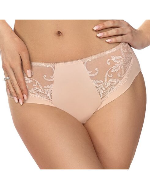 Culotte taille haute Giselle rose poudré