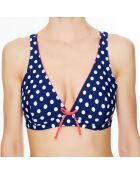Haut de maillot de bain triangle souple La Sporty Fashion marine