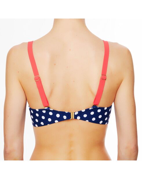 La Sporty Fashion marineblaues, weiches Badeanzugoberteil