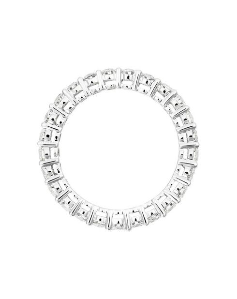 Bague Alliance Tour complet Forever Diamants 1.45 ct or blanc