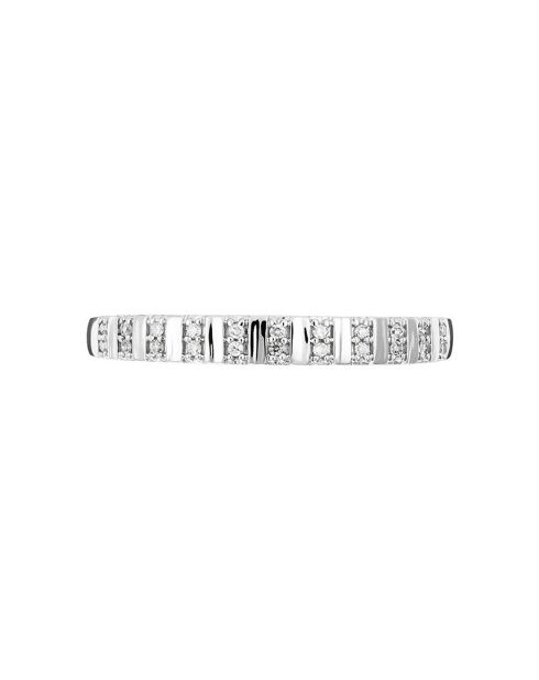Bague Linéa Diamant 0.04 ct or blanc