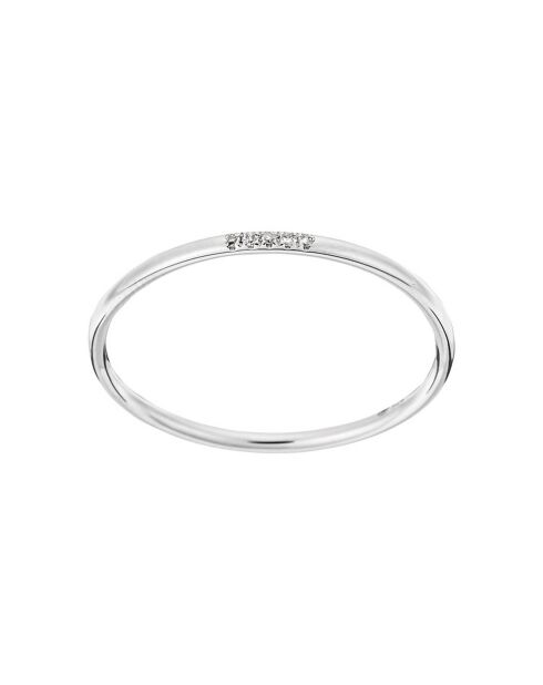 Anello Alliance Humility con diamanti in oro bianco 0,02 ct