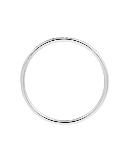 Anello Alliance Humility con diamanti in oro bianco 0,02 ct