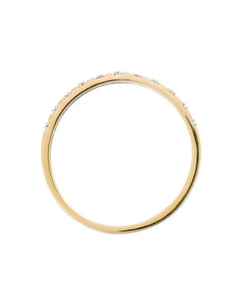 Bague Linéa Diamants 0.04 ct or jaune
