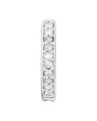 Boucles d'oreilles Anneau pm diamants 0,06 ct or blanc