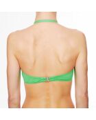 Haut de maillot de bain à coque bandeau La Rocking Beauty vert