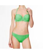 Haut de maillot de bain à coque bandeau La Rocking Beauty vert