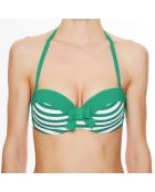 Haut de maillot de bain à coque bandeau La Jolie Baigneuse vert