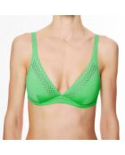 Haut de maillot de bain triangle souple  La Rocking Beauty vert