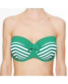Haut de maillot de bain à coque bandeau La Jolie Baigneuse vert