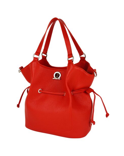 Sac porté épaule Paris rouge - 28x31x13.50 cm