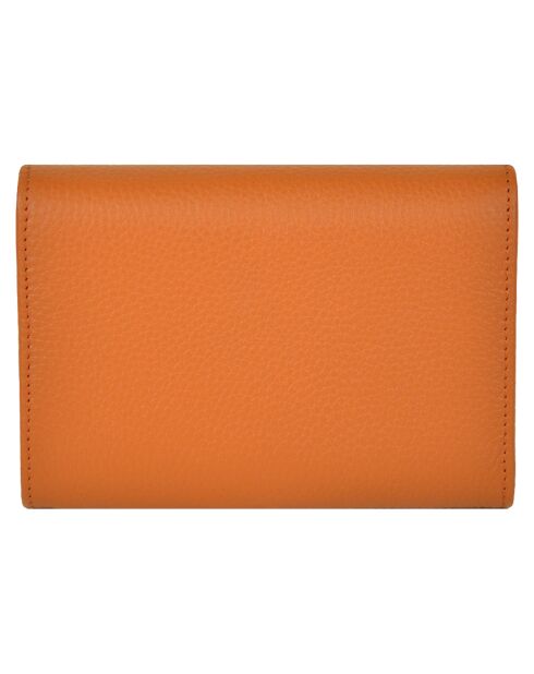 Portefeuille Paris orange - 14.7x11.8 cm