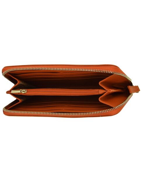 Portefeuille Paris orange - 19x11 cm